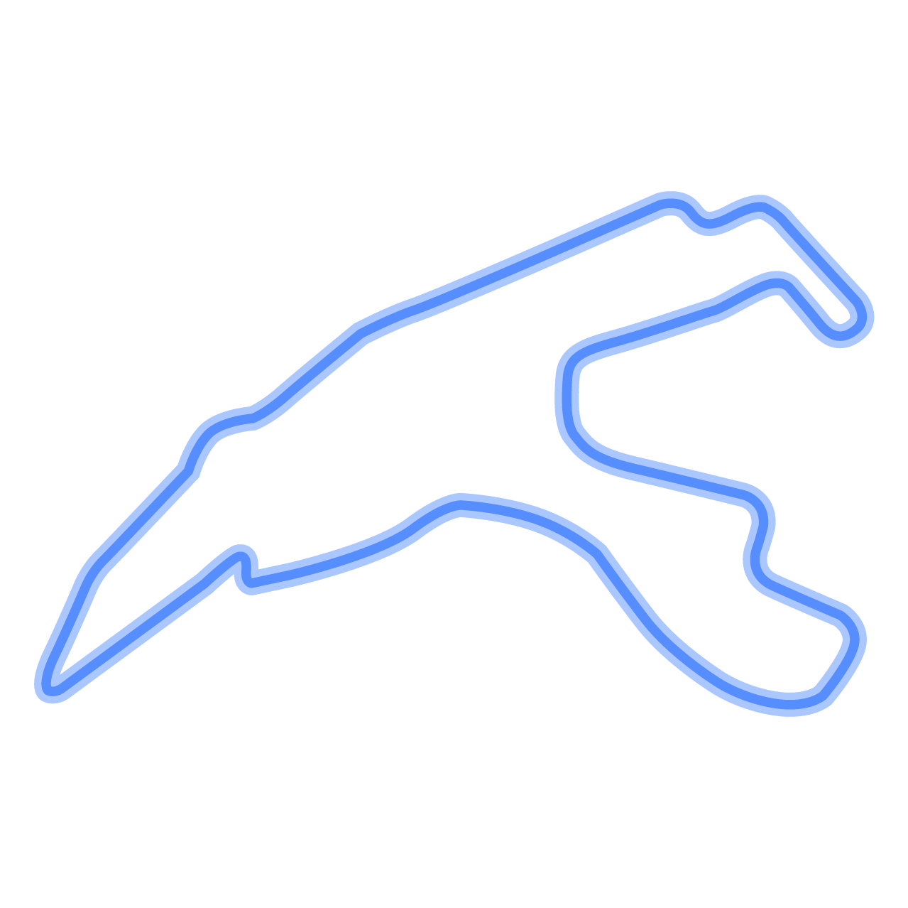 outline tekening van formule 1 circuit in belgie outline tekening van formule 1 circuit in belgie