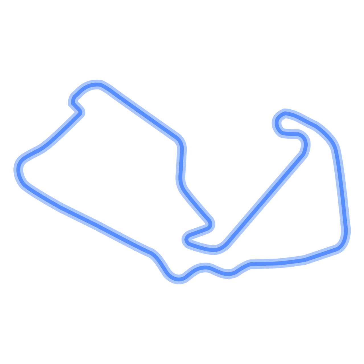 outline tekening van formule 1 circuit in silverstone outline tekening van formule 1 circuit in silverstone