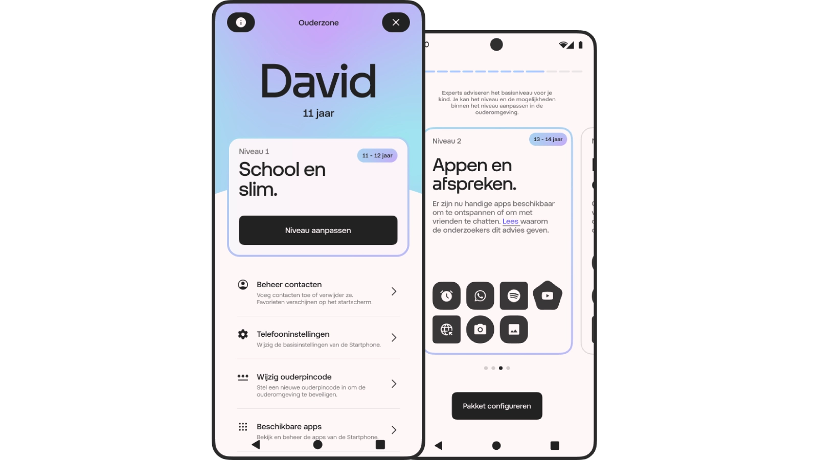 Screenshots Startphone