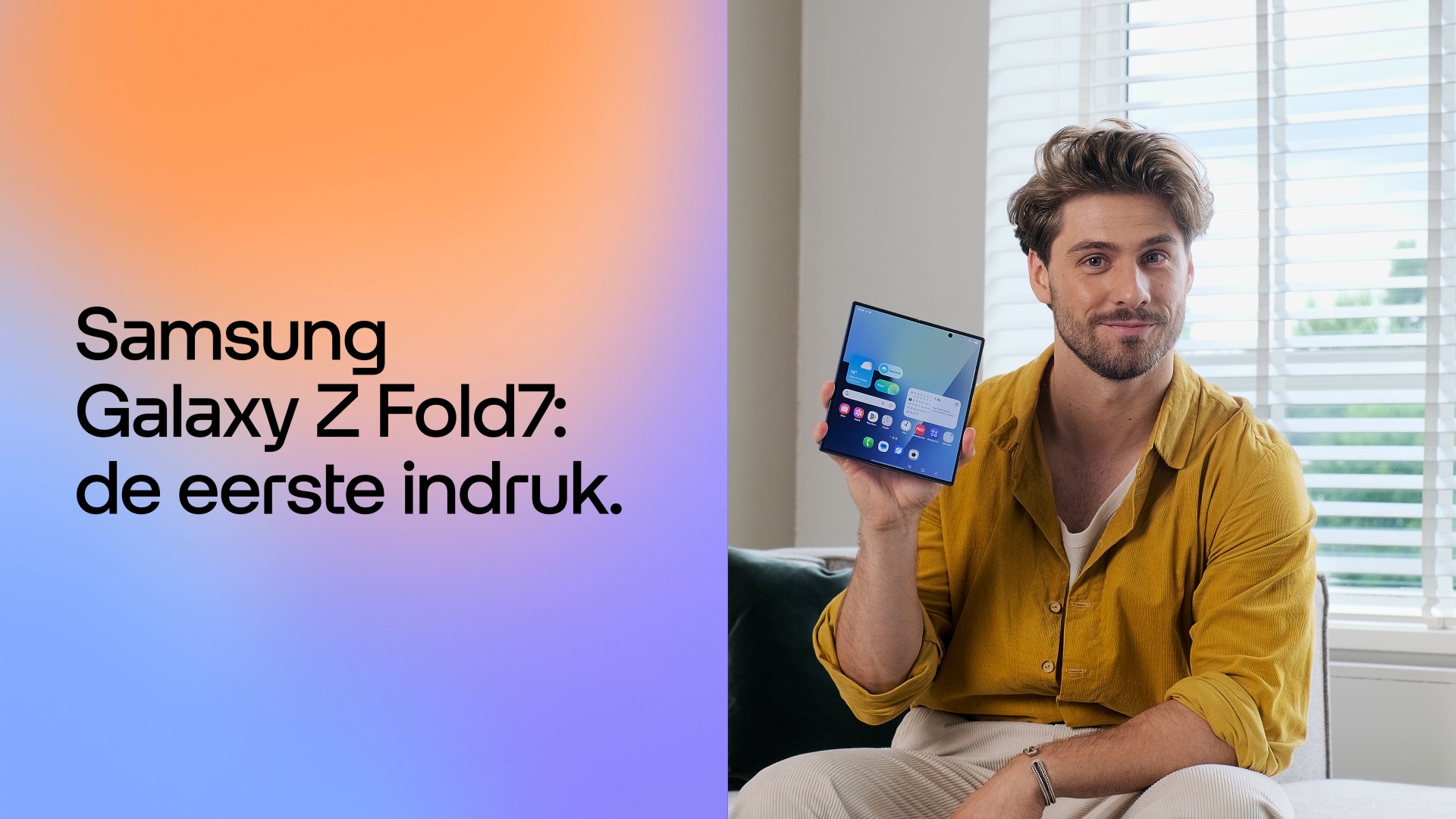 Samsung Galaxy Z Fold7: de eerste indruk