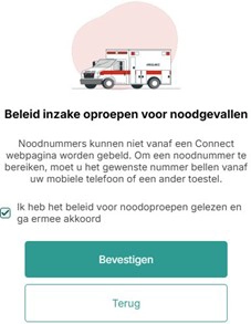 beleid inzake noodgeval