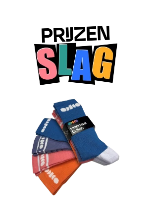 Afbeelding van prijzenslag logo met Odido sportsokken