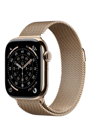 Apple Watch Series 11 Titanium Case 42mm Titanium Goud