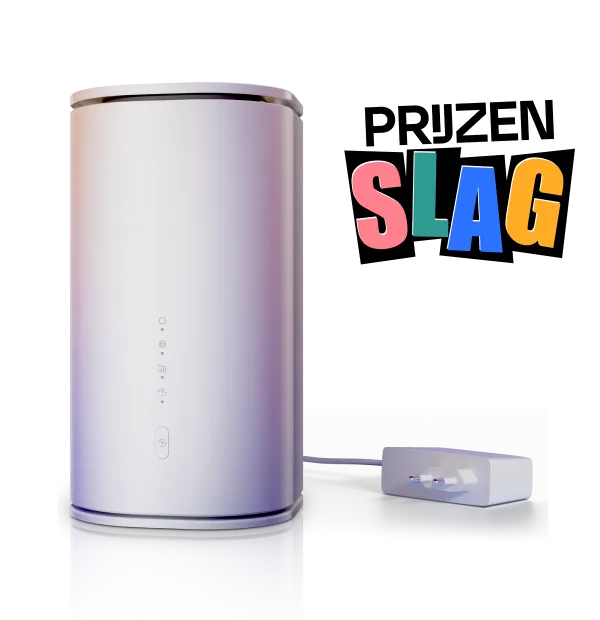 klik&klaar modem met prijzenslag logo