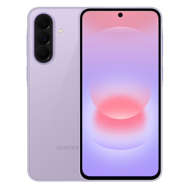 Samsung A37 paars voor en achterkant