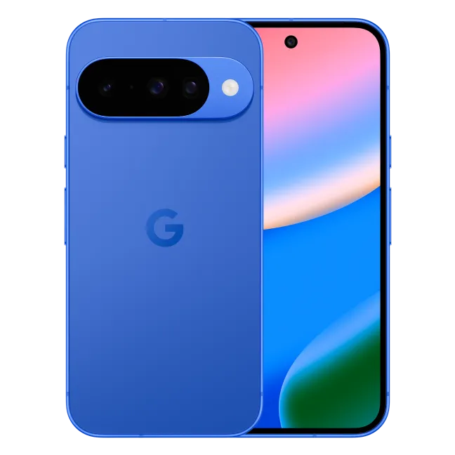 Google Pixel 10 in blauw Google Pixel 10 in blauw