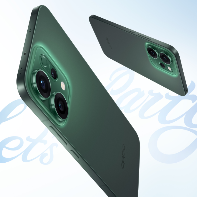 oppo reno14 en reno14 fs in het groen oppo reno14 en reno14 fs in het groen