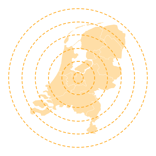 Dekkingskaart Nederland Odido