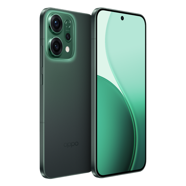 oppo reno14 in het groen oppo reno14 in het groen