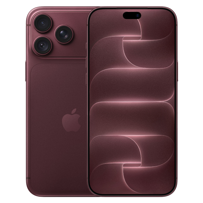 iPhone Pro Max bordeauxrood