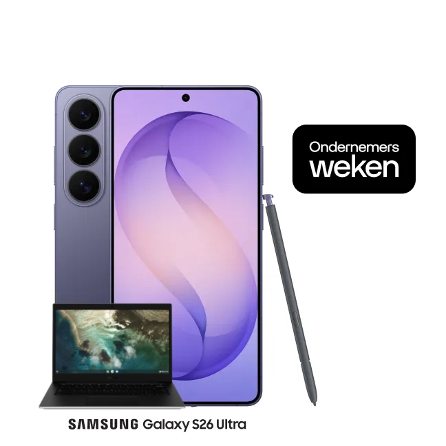 Samsung Galaxy S26 Ultra met Chromebook