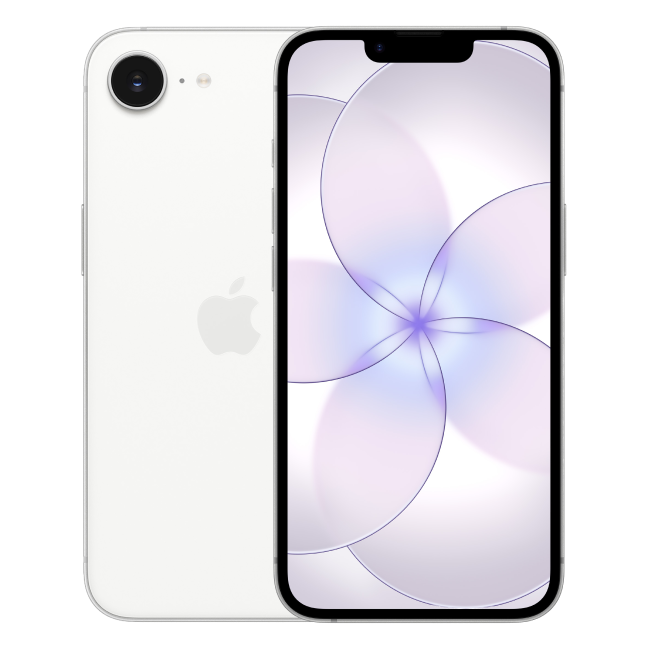 iPhone 17e Wit voor en achterkant