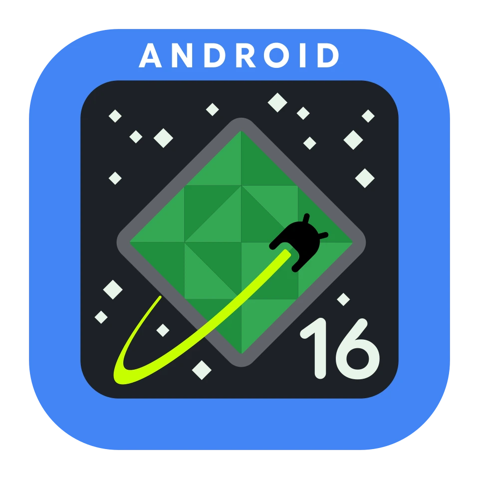 android 16 logo